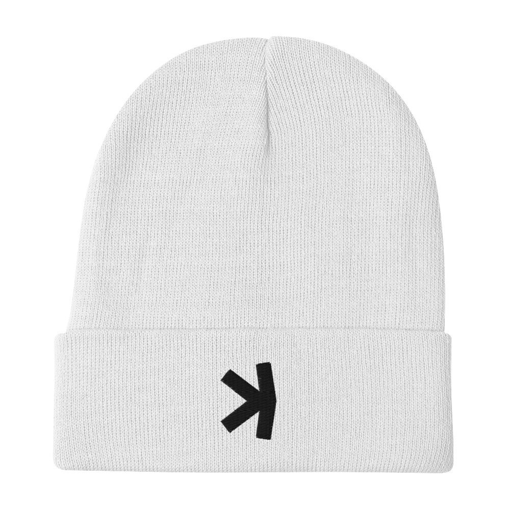 White Kaspa Beanie